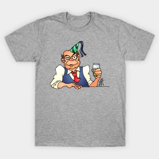 Drunken man on a birthday party T-Shirt